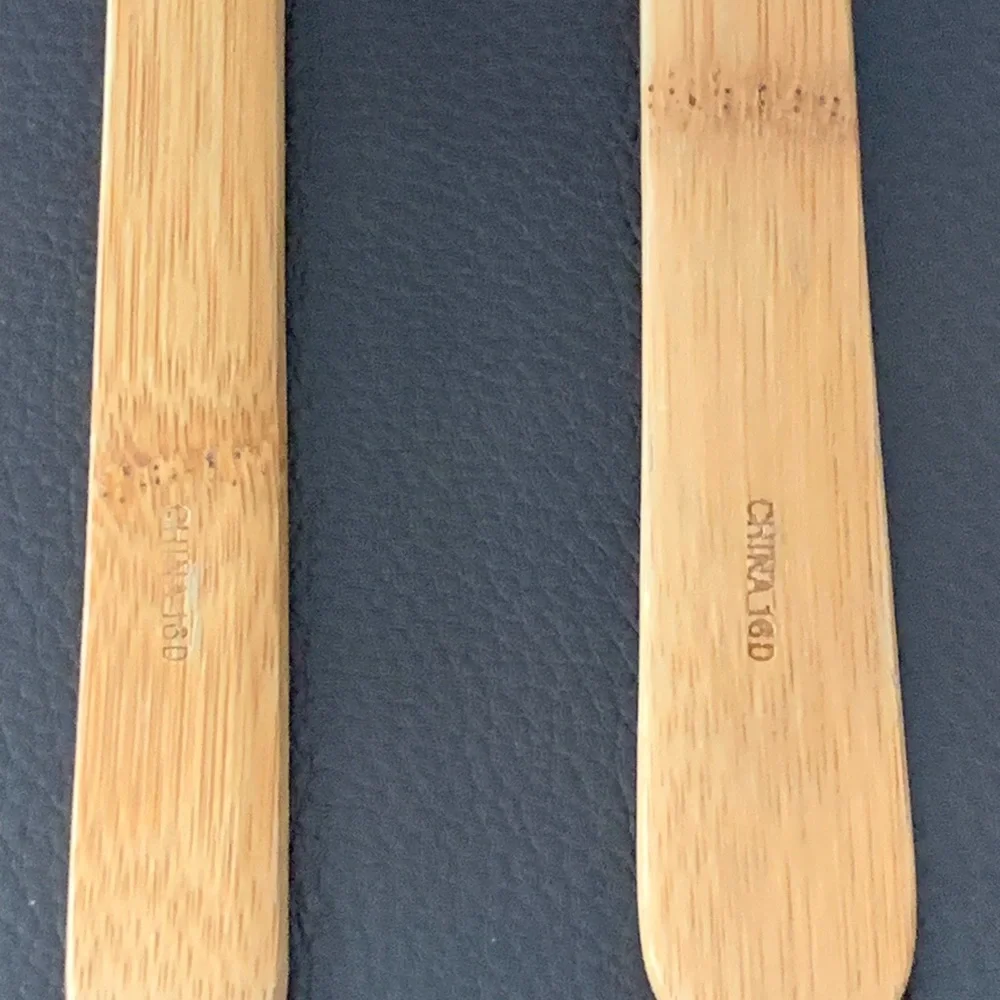 VTG Pampered Chef Slotted Wooden Utensils Bamboo Cooking Spoon Spatula Farmhouse